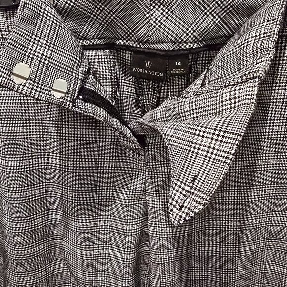 Black & white checkered Worthington dress pants - Picture 3 of 3